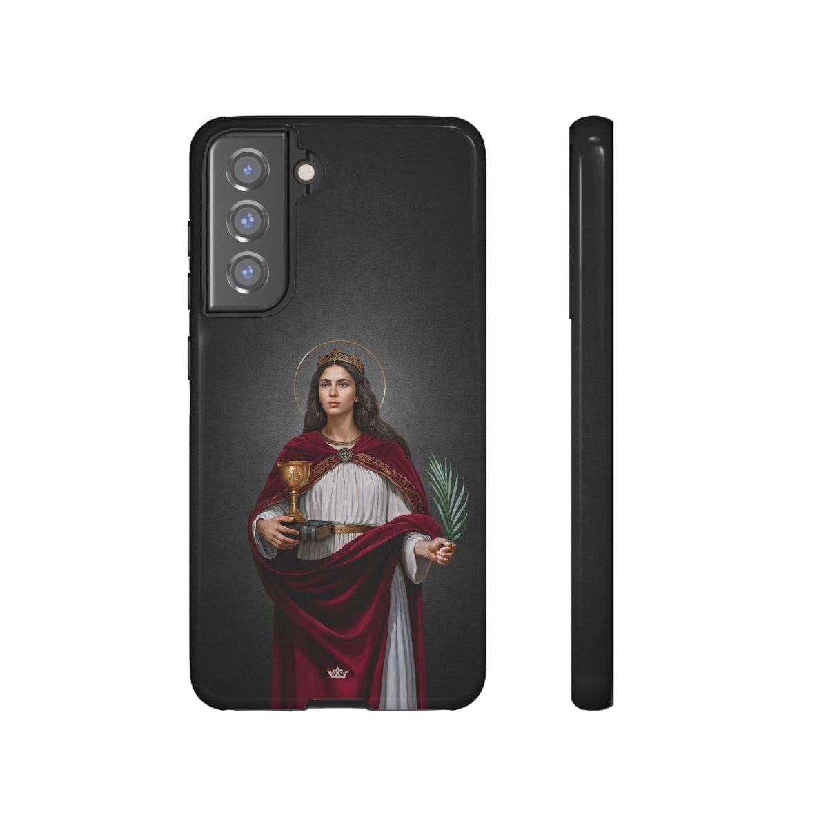 St. Barbara Hard Phone Case (Dark) Copyright VENXARA