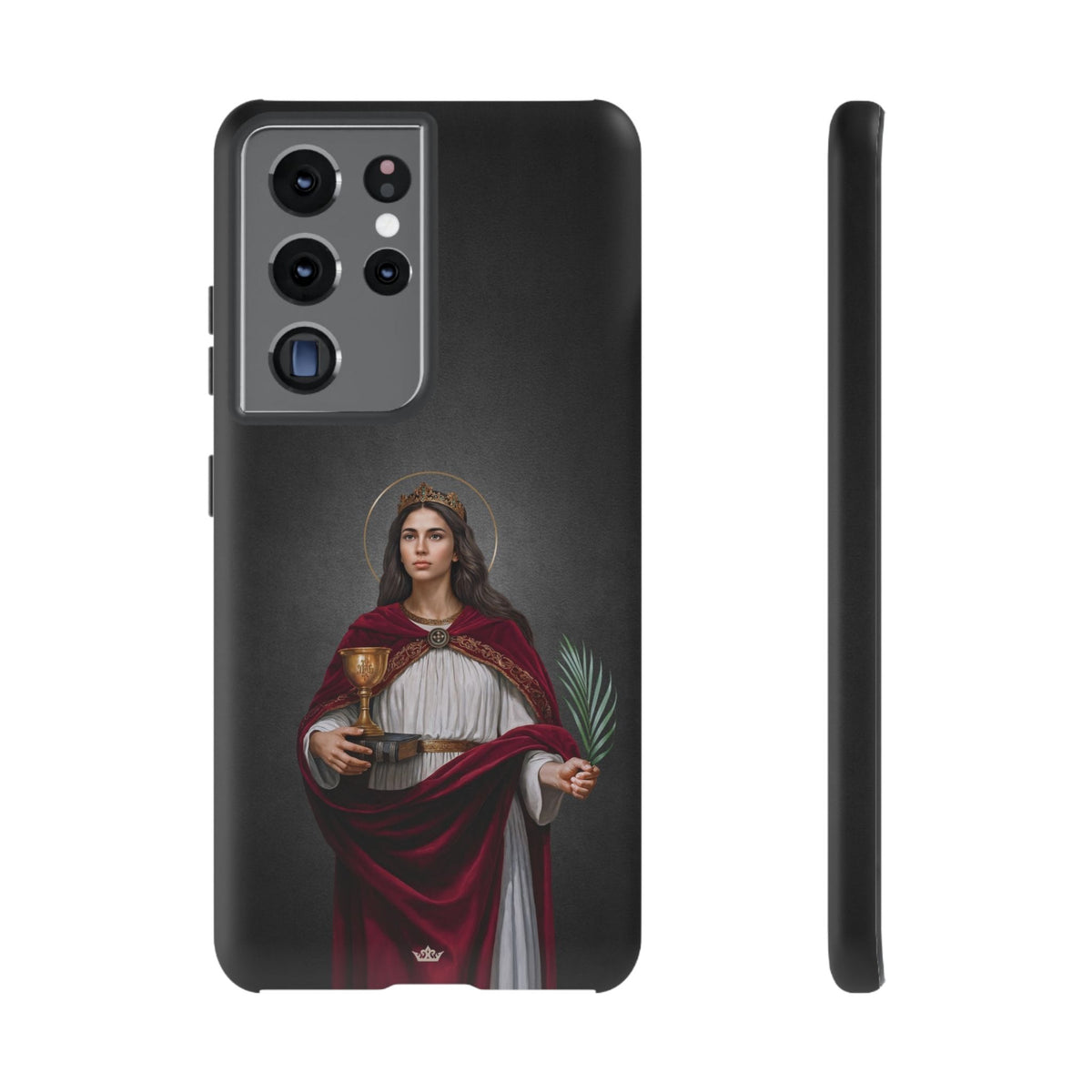 St. Barbara Hard Phone Case (Dark) Copyright VENXARA