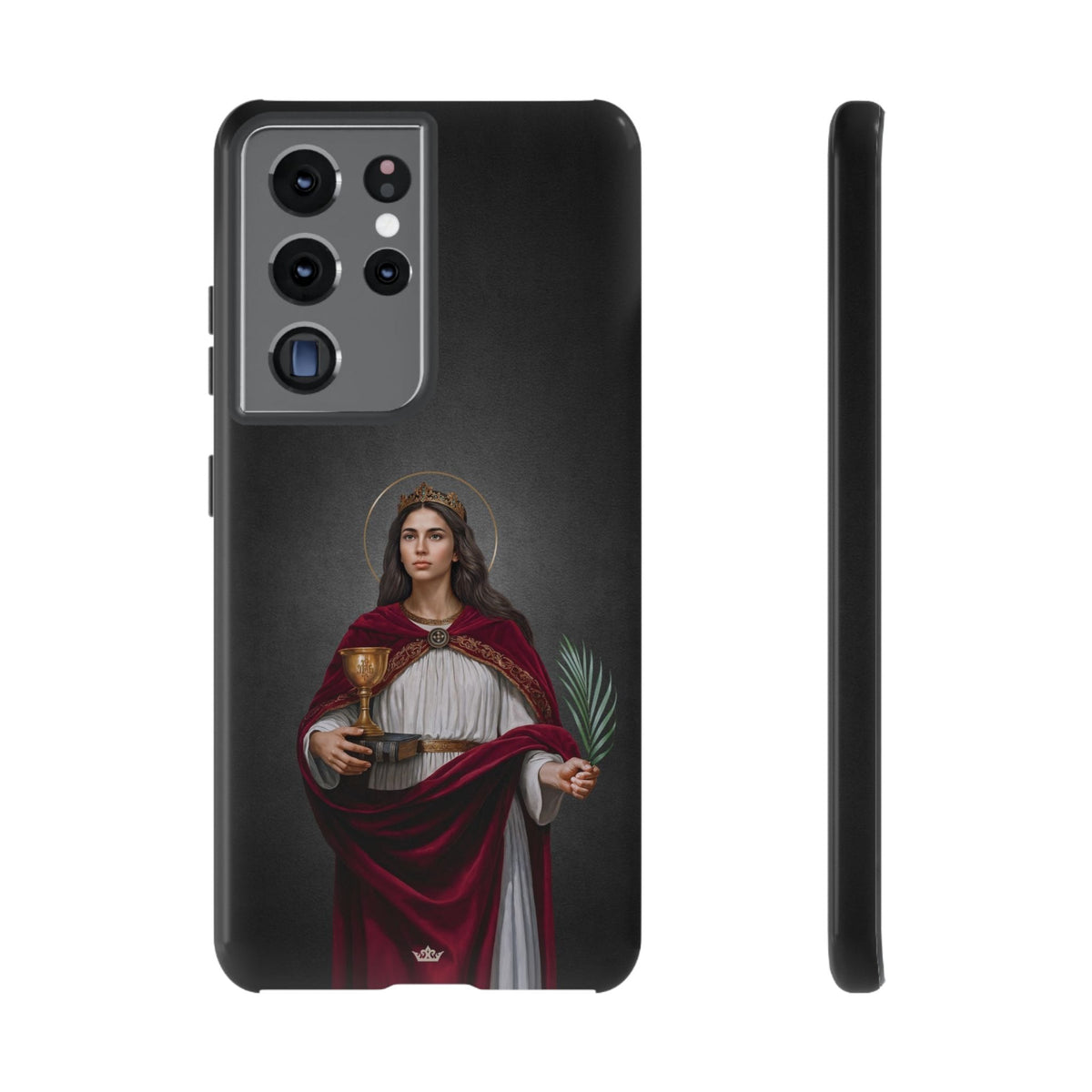 St. Barbara Hard Phone Case (Dark) Copyright VENXARA