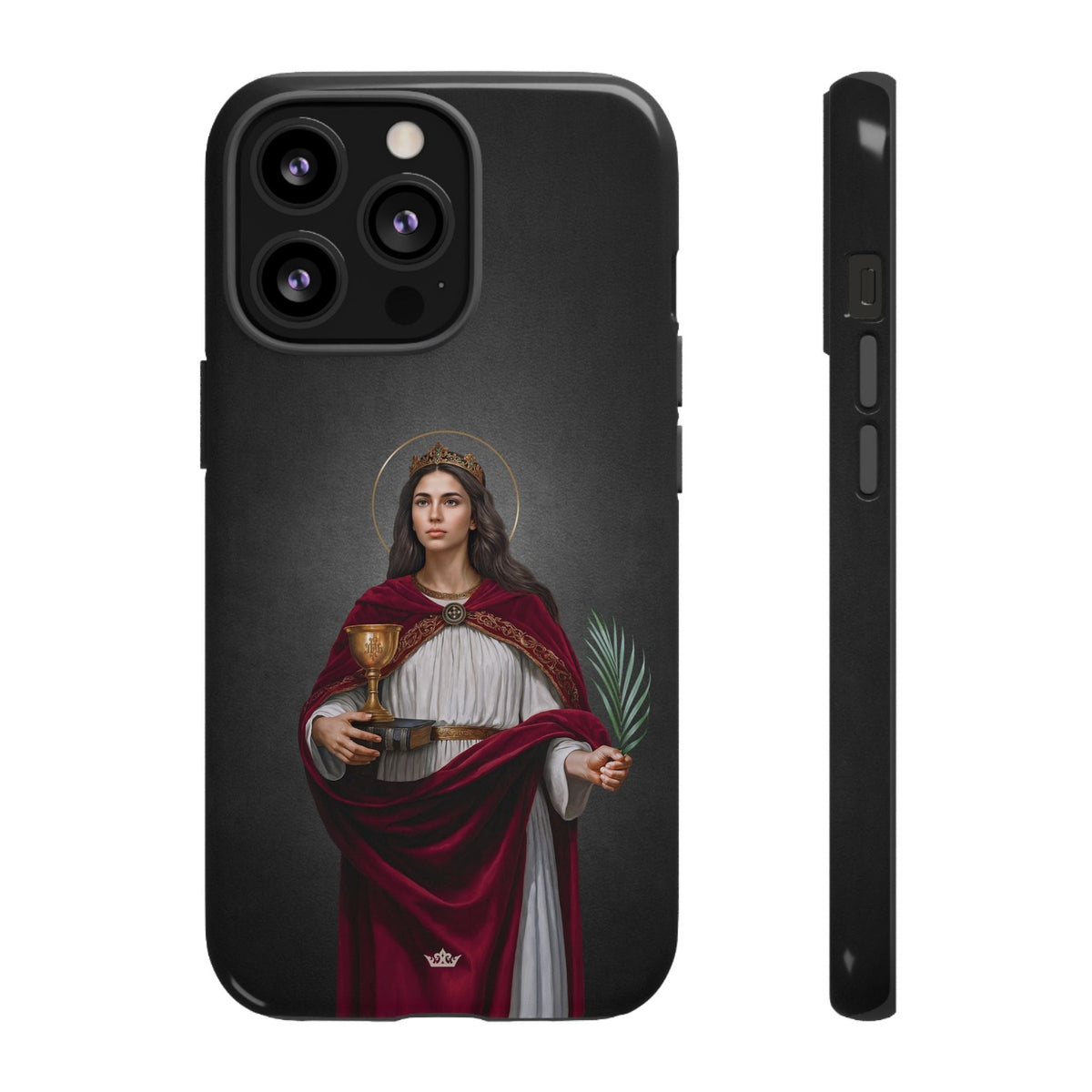 St. Barbara Hard Phone Case (Dark) Copyright VENXARA