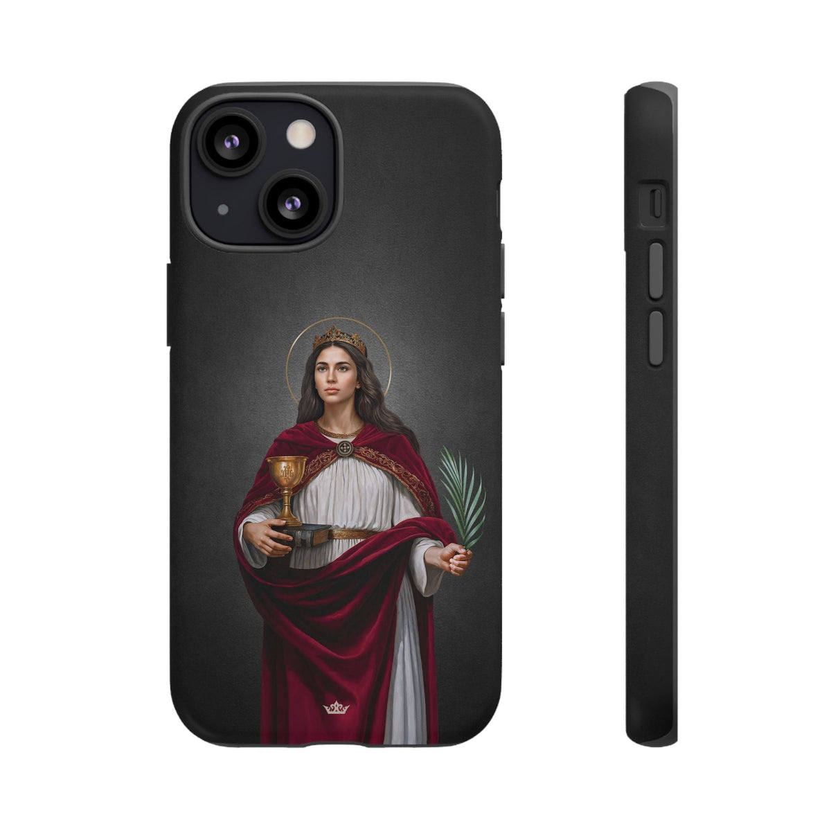 St. Barbara Hard Phone Case (Dark) Copyright VENXARA