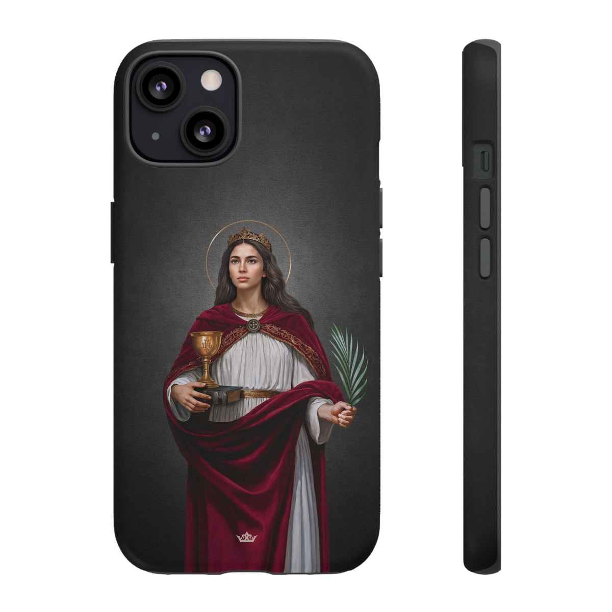 St. Barbara Hard Phone Case (Dark) Copyright VENXARA