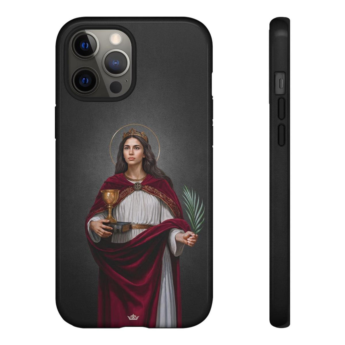St. Barbara Hard Phone Case (Dark) Copyright VENXARA