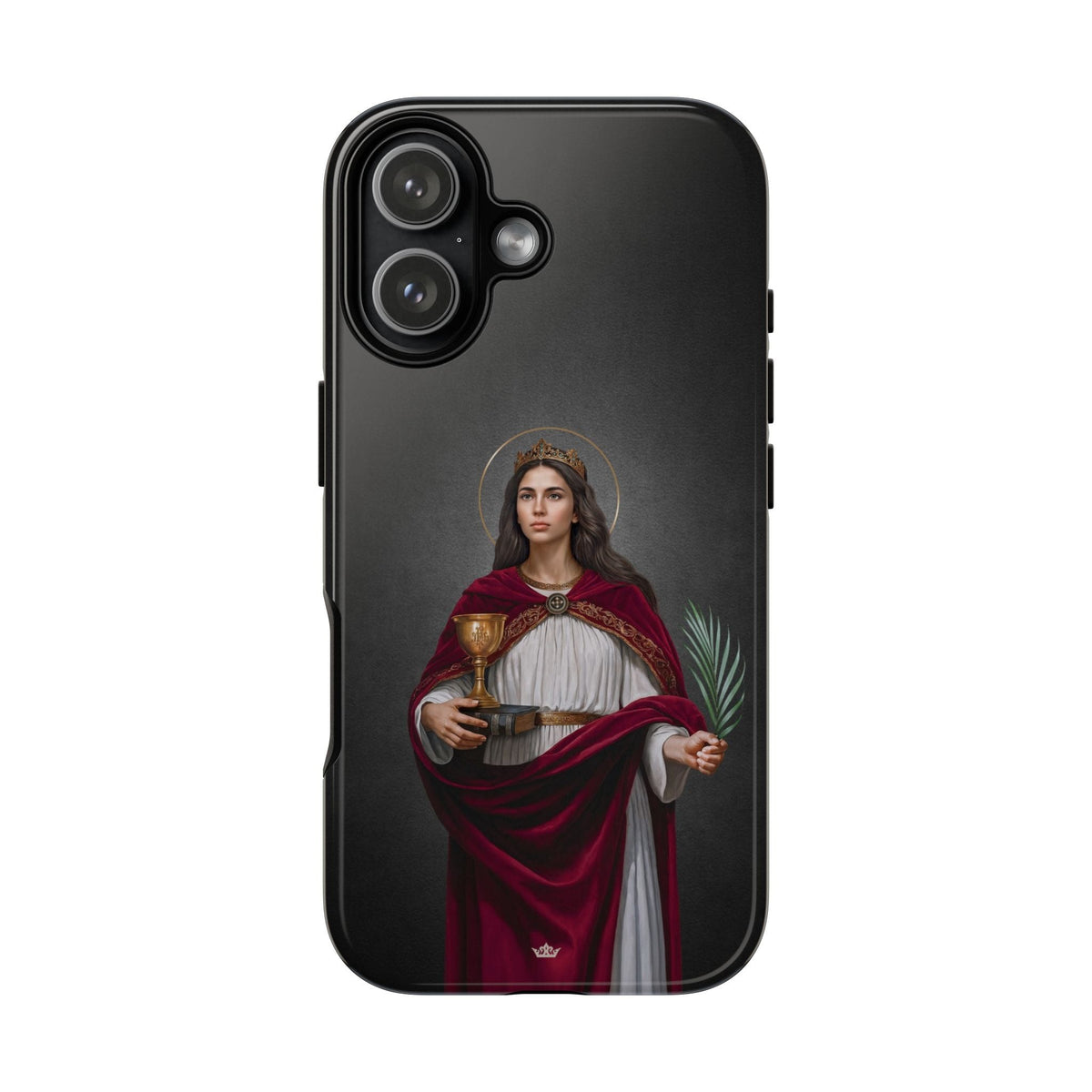 St. Barbara Hard Phone Case (Dark) Copyright VENXARA