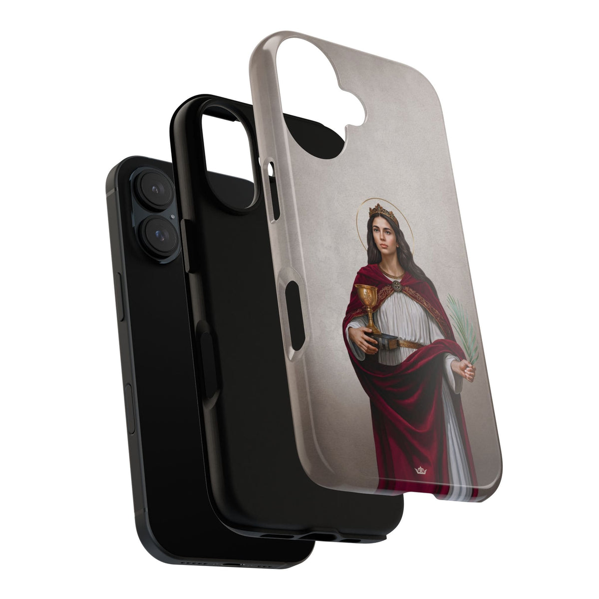 St. Barbara Hard Phone Case (Light) Copyright VENXARA