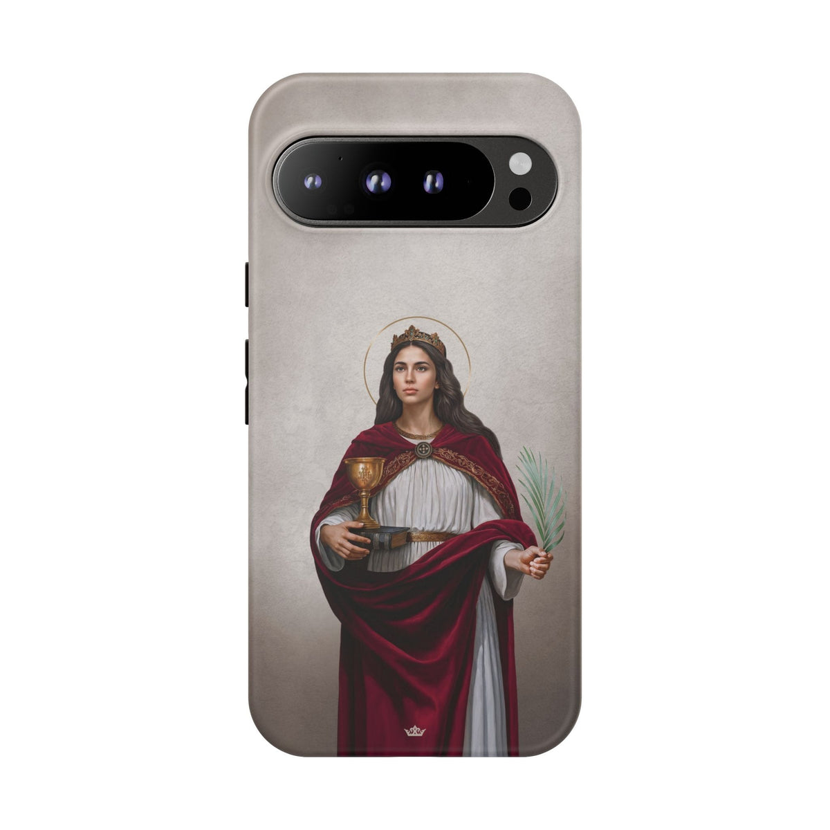 St. Barbara Hard Phone Case (Light) Copyright VENXARA