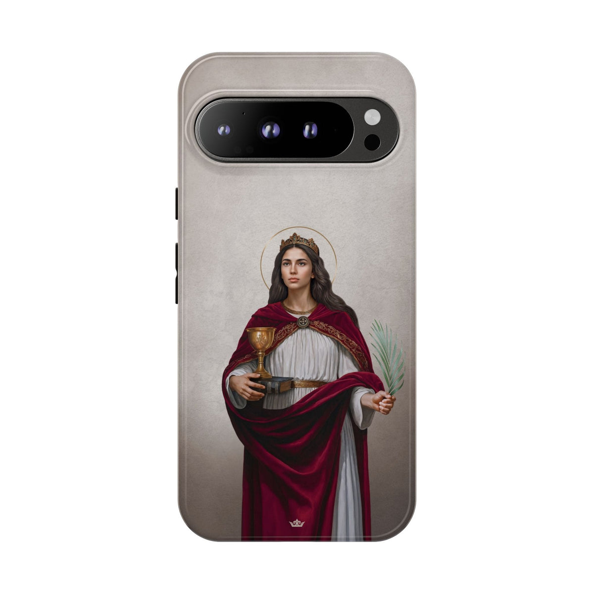 St. Barbara Hard Phone Case (Light) Copyright VENXARA