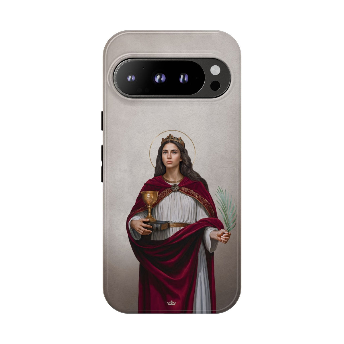 St. Barbara Hard Phone Case (Light) Copyright VENXARA
