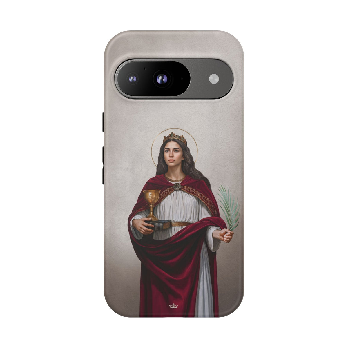 St. Barbara Hard Phone Case (Light) Copyright VENXARA