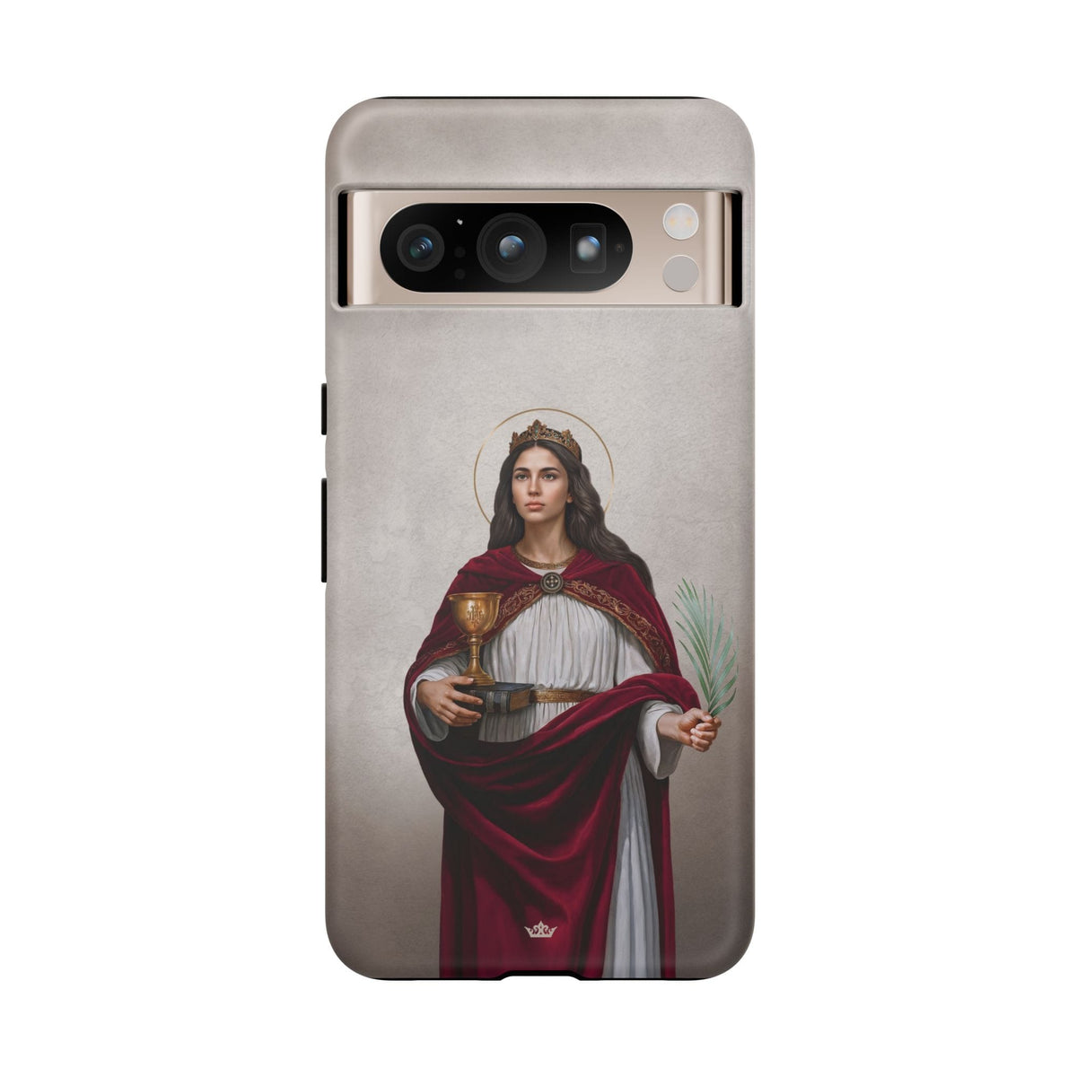 St. Barbara Hard Phone Case (Light) Copyright VENXARA