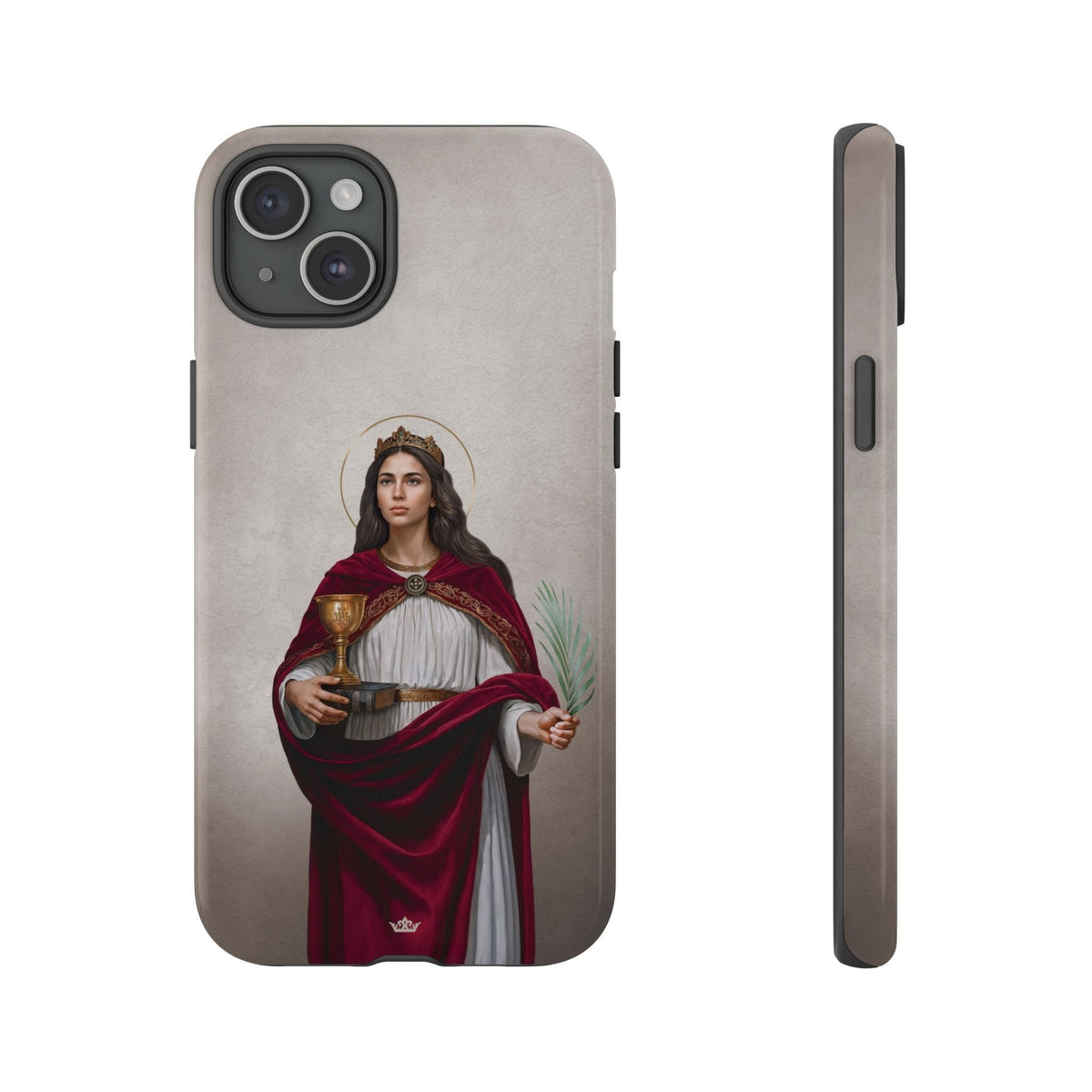 St. Barbara Hard Phone Case (Light) Copyright VENXARA