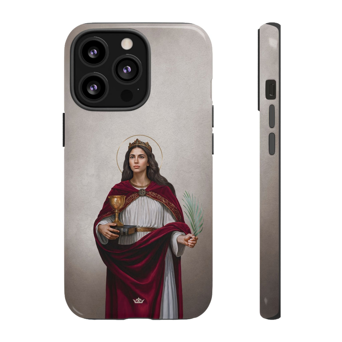 St. Barbara Hard Phone Case (Light) Copyright VENXARA