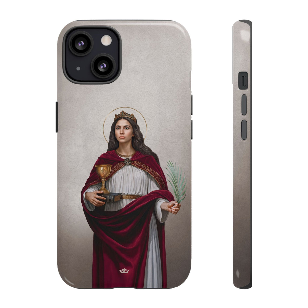 St. Barbara Hard Phone Case (Light) Copyright VENXARA