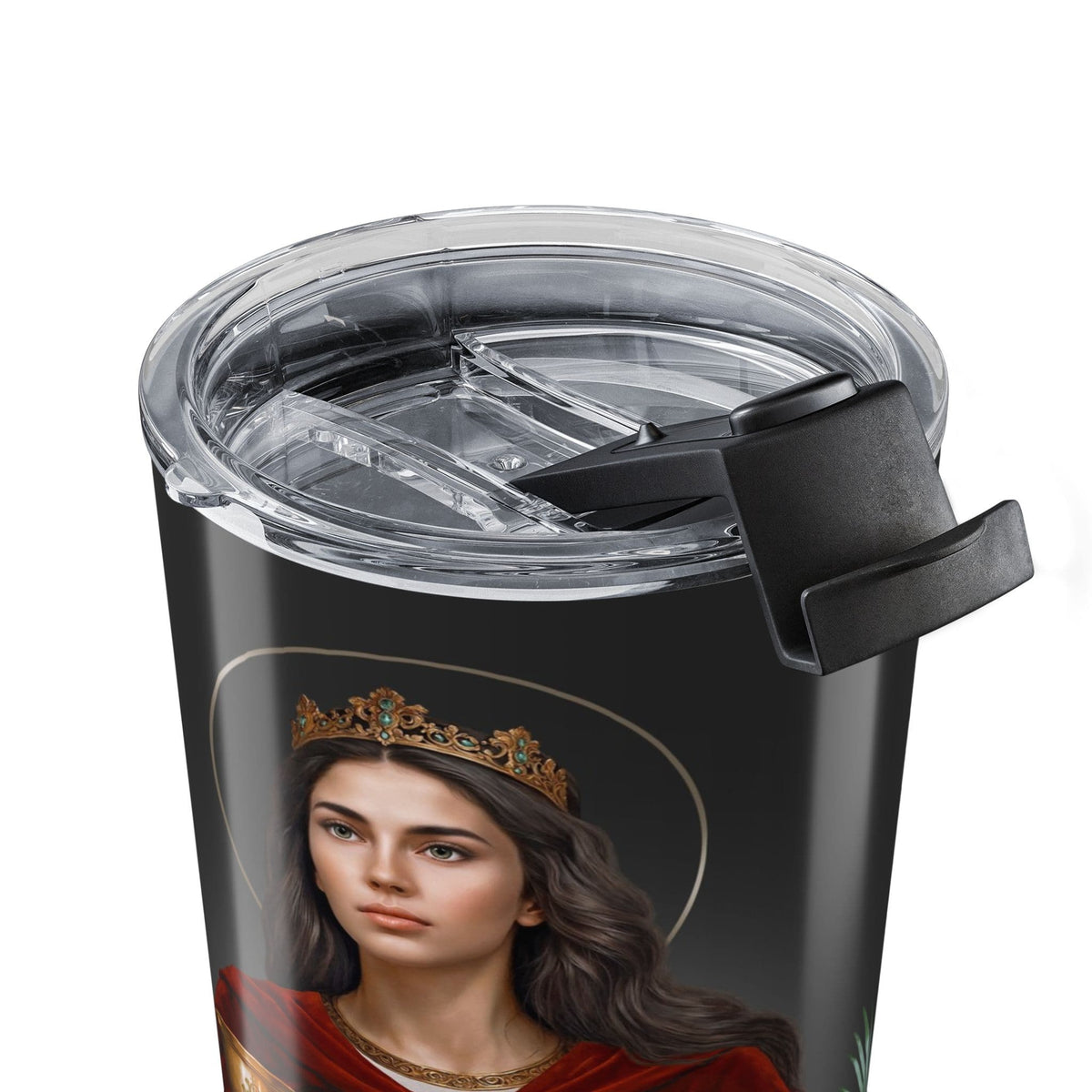 St. Barbara Lord's Prayer Tumbler (Ash 20 oz) Copyright VENXARA