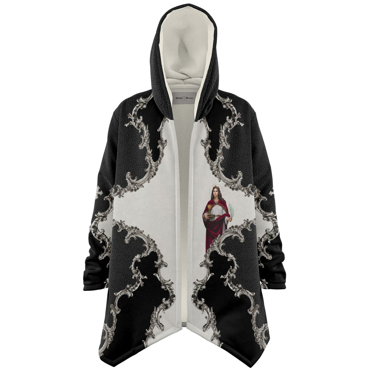 St. Barbara Microfleece Cloak (Baroque Leopard) Copyright VENXARA