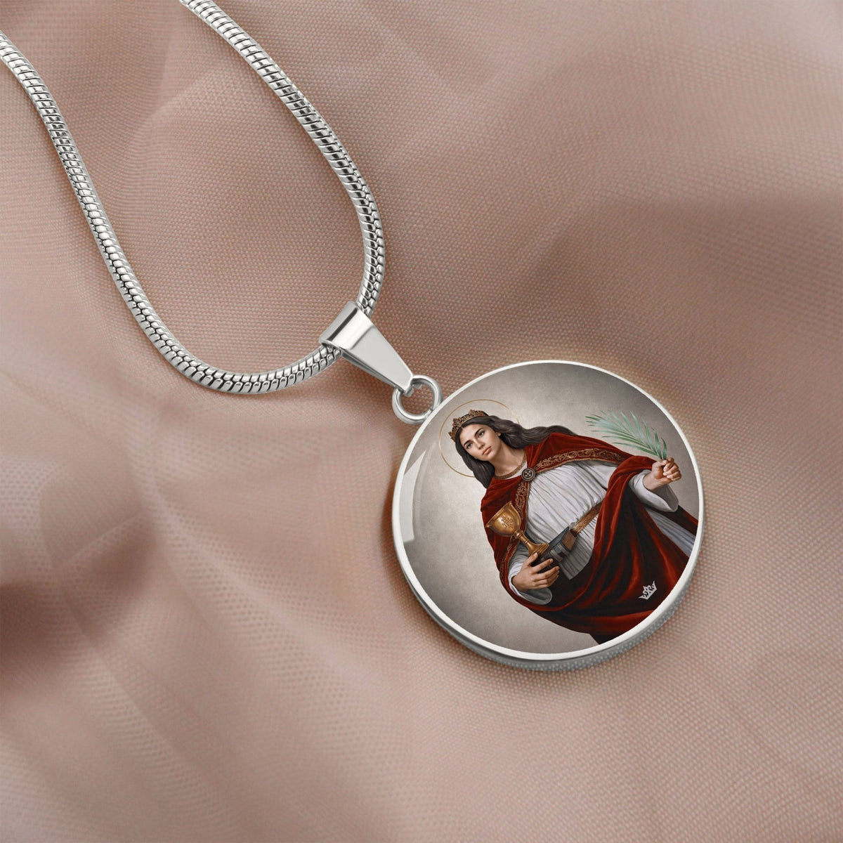 St. Barbara Pendant Necklace Copyright VENXARA