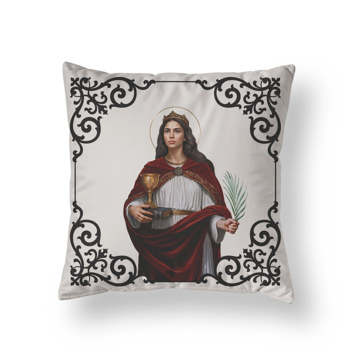 St. Barbara Pillow Copyright VENXARA