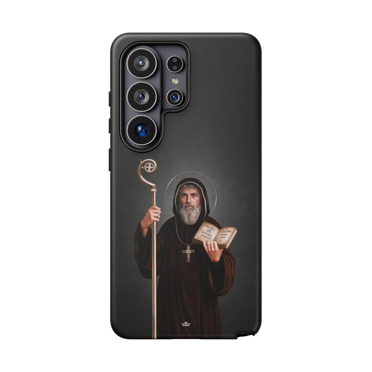 St. Benedict Hard Phone Case (Dark) Copyright VENXARA
