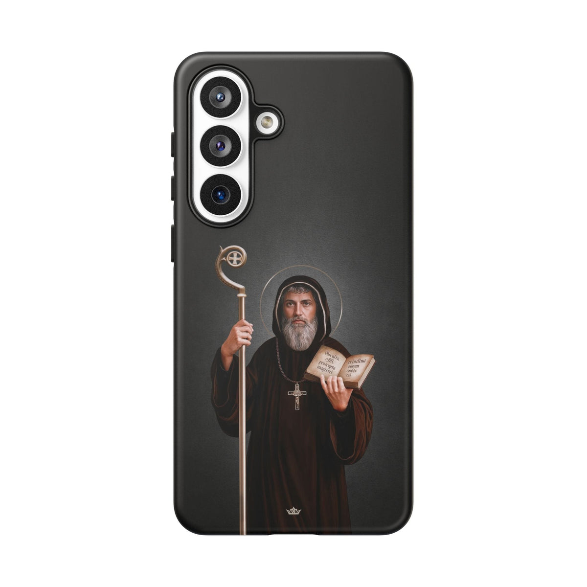 St. Benedict Hard Phone Case (Dark) Copyright VENXARA