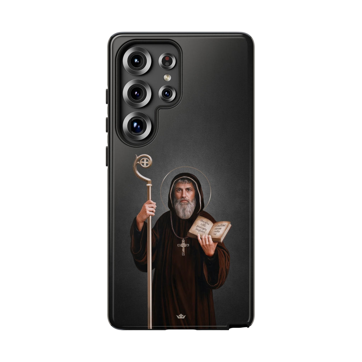 St. Benedict Hard Phone Case (Dark) Copyright VENXARA