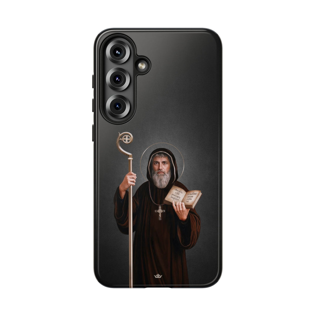 St. Benedict Hard Phone Case (Dark) Copyright VENXARA