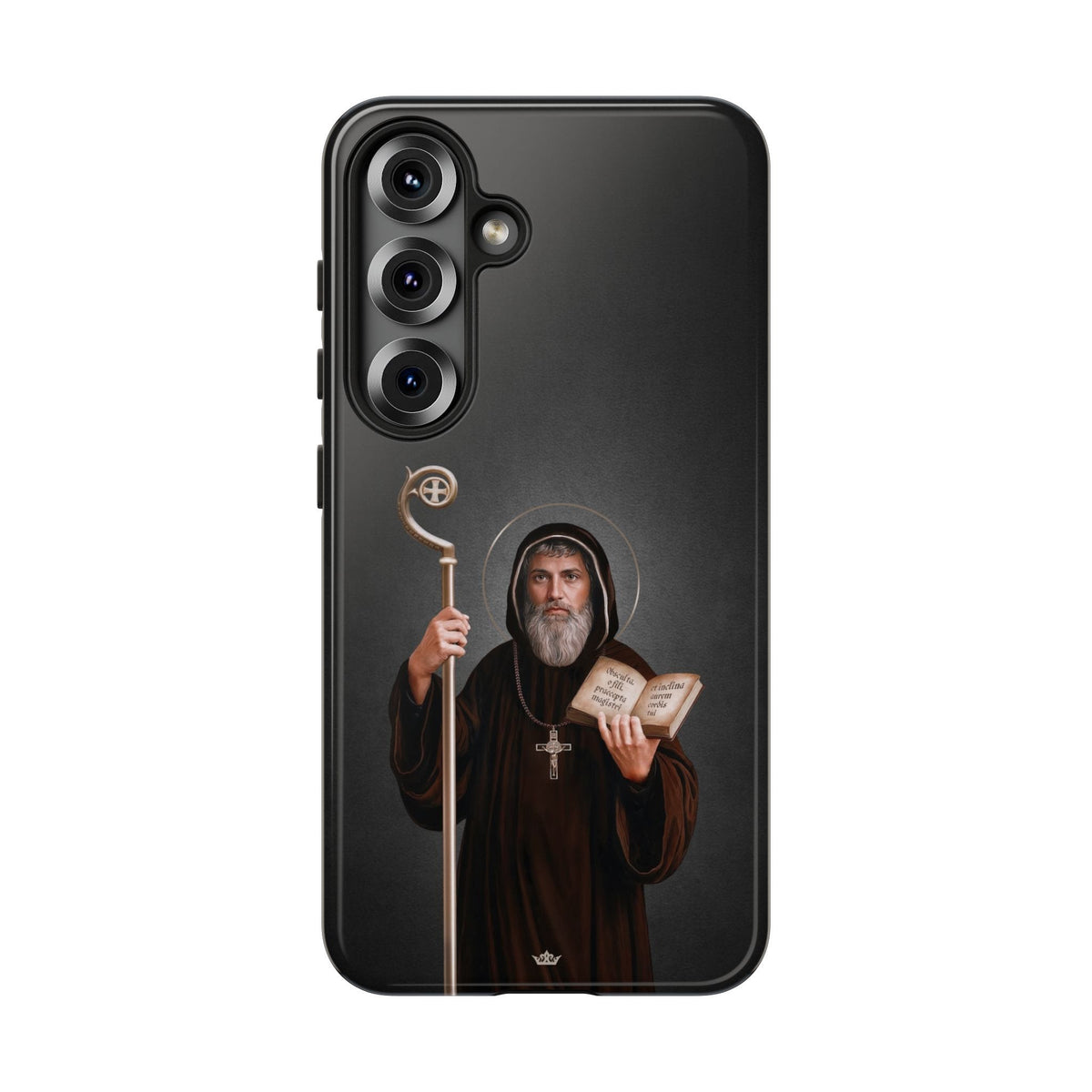 St. Benedict Hard Phone Case (Dark) Copyright VENXARA
