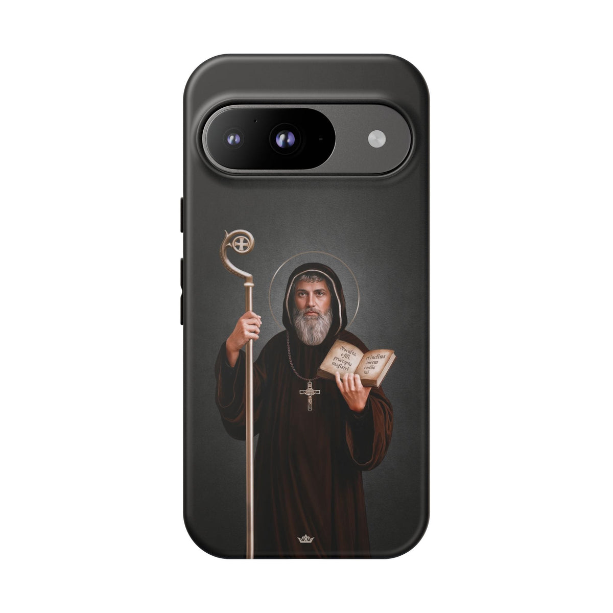St. Benedict Hard Phone Case (Dark) Copyright VENXARA