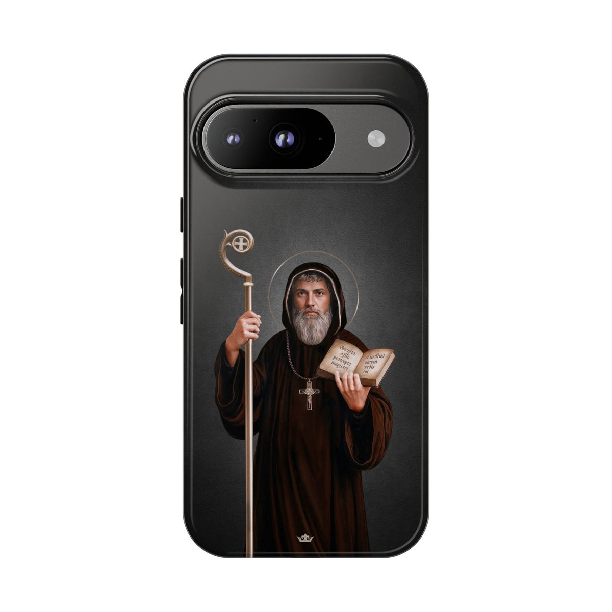 St. Benedict Hard Phone Case (Dark) Copyright VENXARA