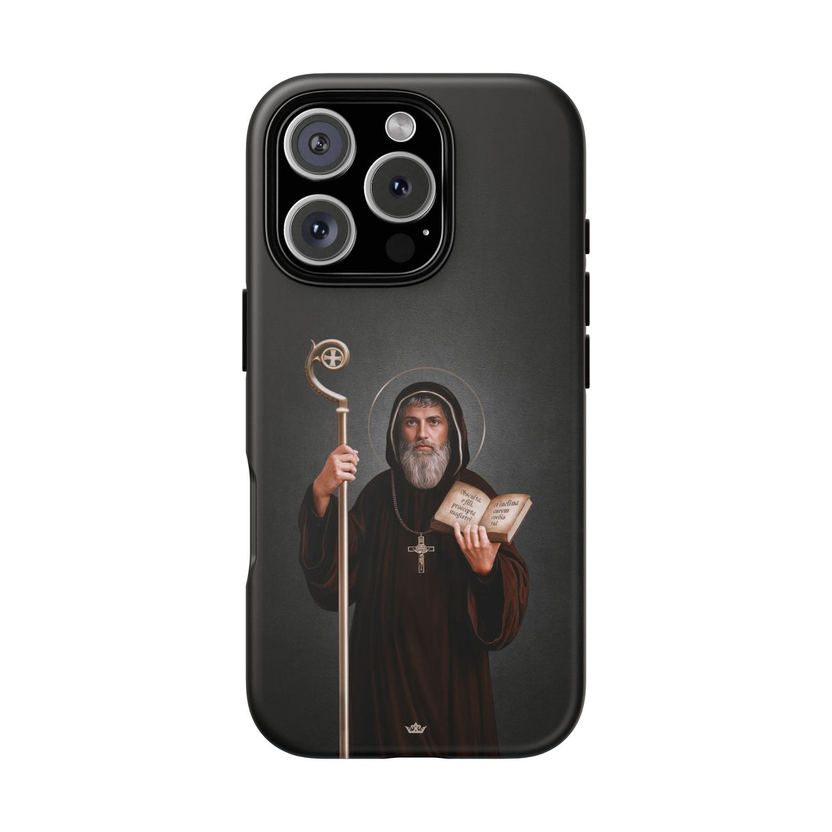 St. Benedict Hard Phone Case (Dark) Copyright VENXARA