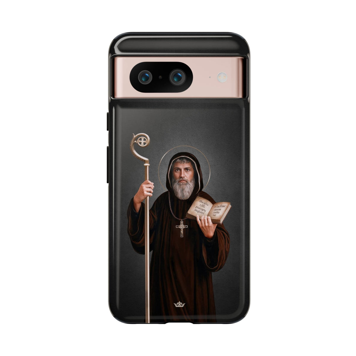 St. Benedict Hard Phone Case (Dark) Copyright VENXARA