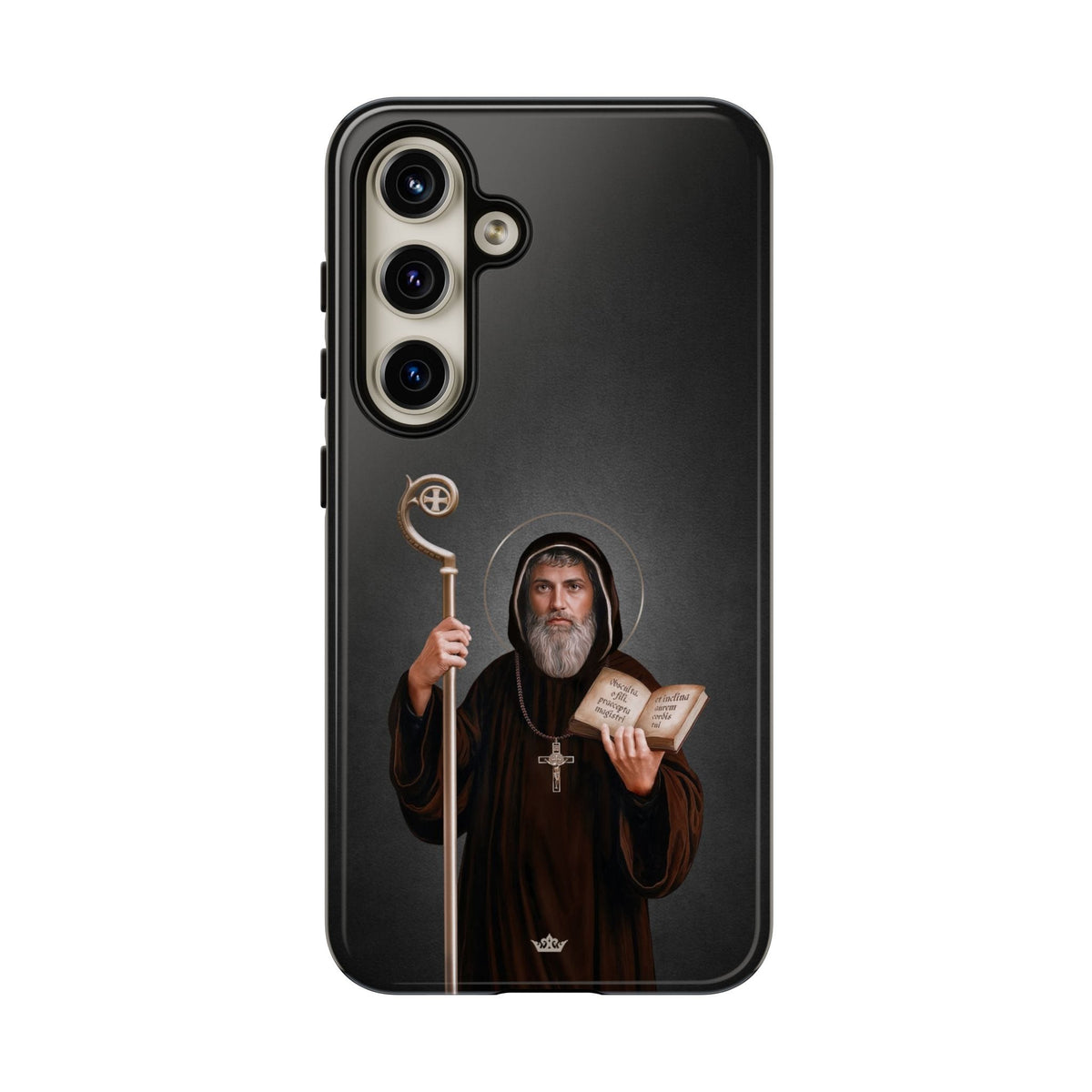 St. Benedict Hard Phone Case (Dark) Copyright VENXARA
