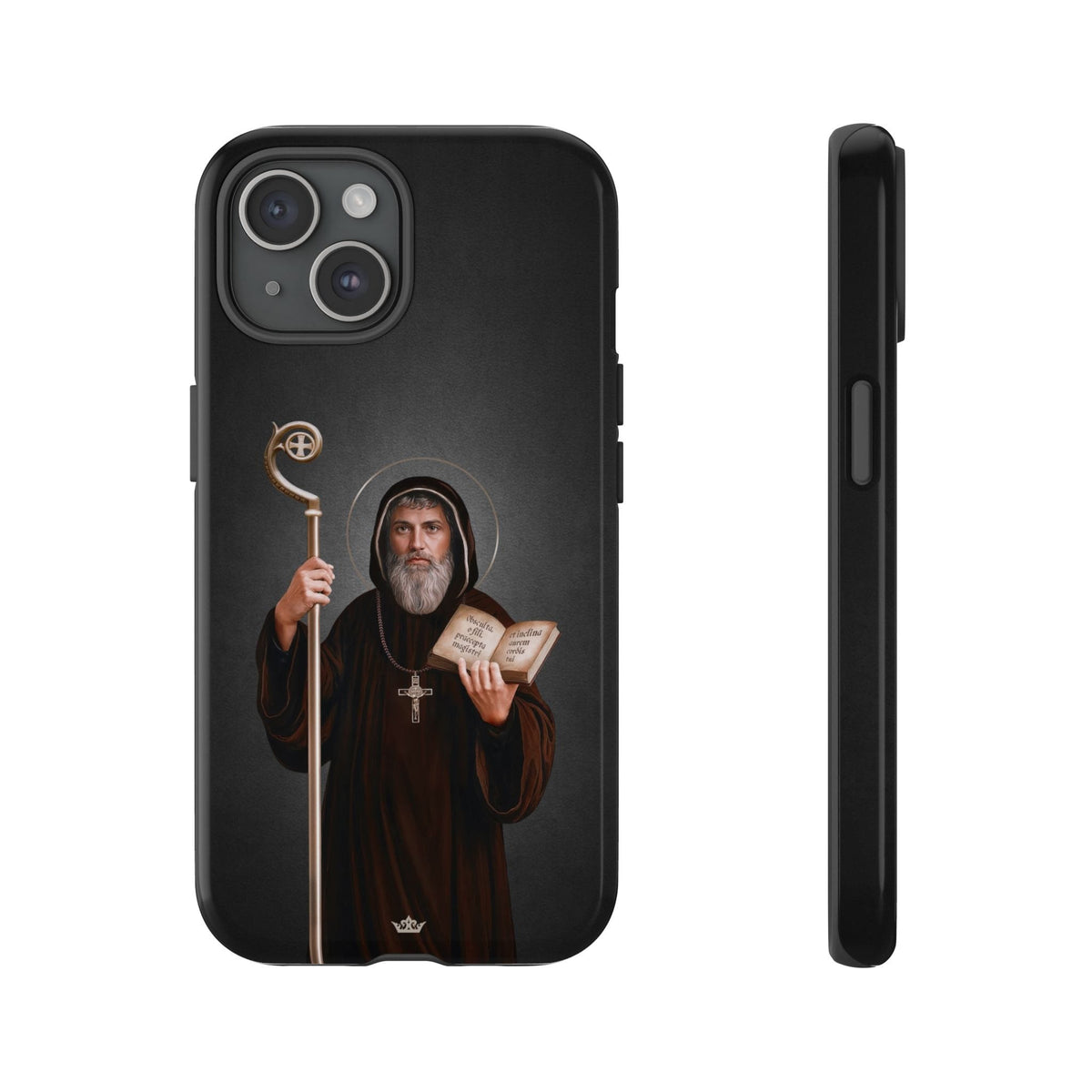 St. Benedict Hard Phone Case (Dark) Copyright VENXARA
