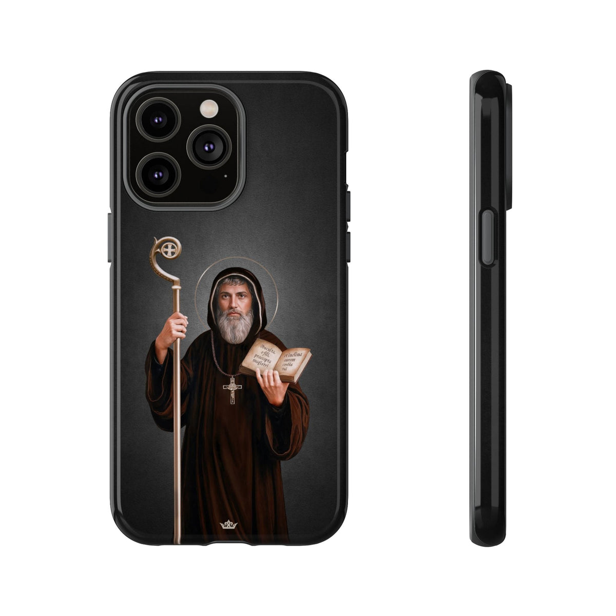 St. Benedict Hard Phone Case (Dark) Copyright VENXARA