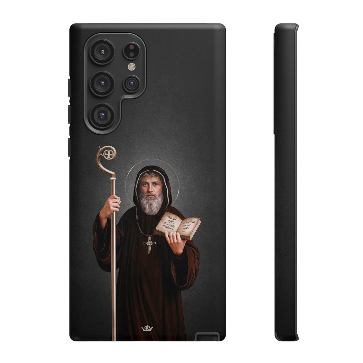 St. Benedict Hard Phone Case (Dark) Copyright VENXARA