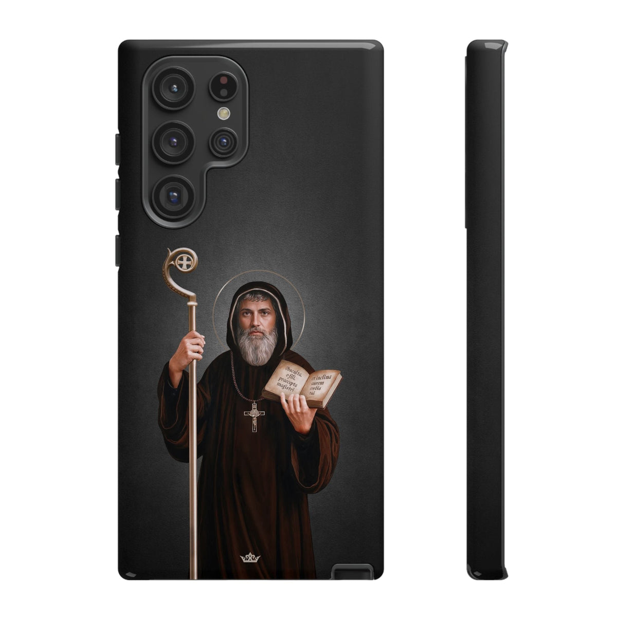 St. Benedict Hard Phone Case (Dark) Copyright VENXARA