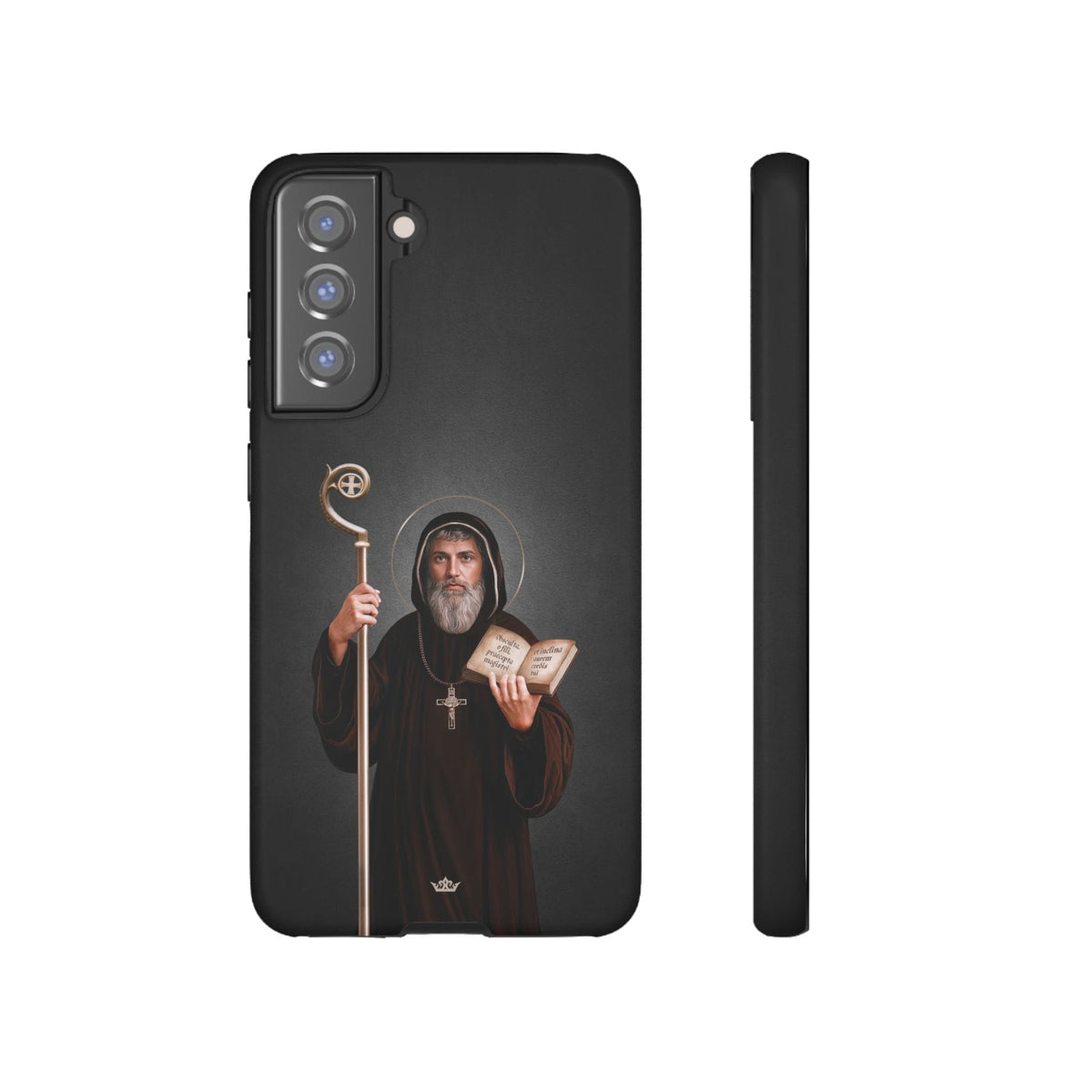 St. Benedict Hard Phone Case (Dark) Copyright VENXARA