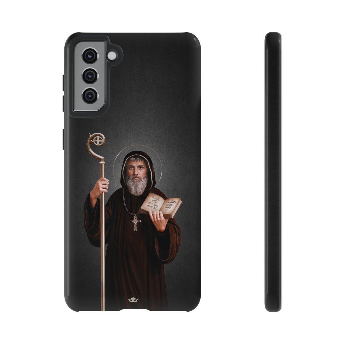 St. Benedict Hard Phone Case (Dark) Copyright VENXARA