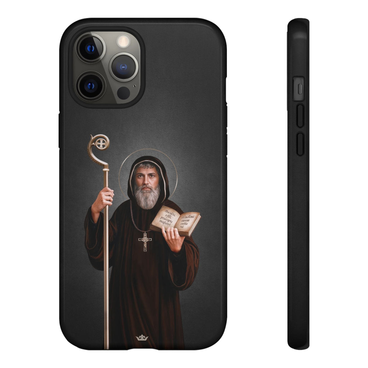 St. Benedict Hard Phone Case (Dark) Copyright VENXARA