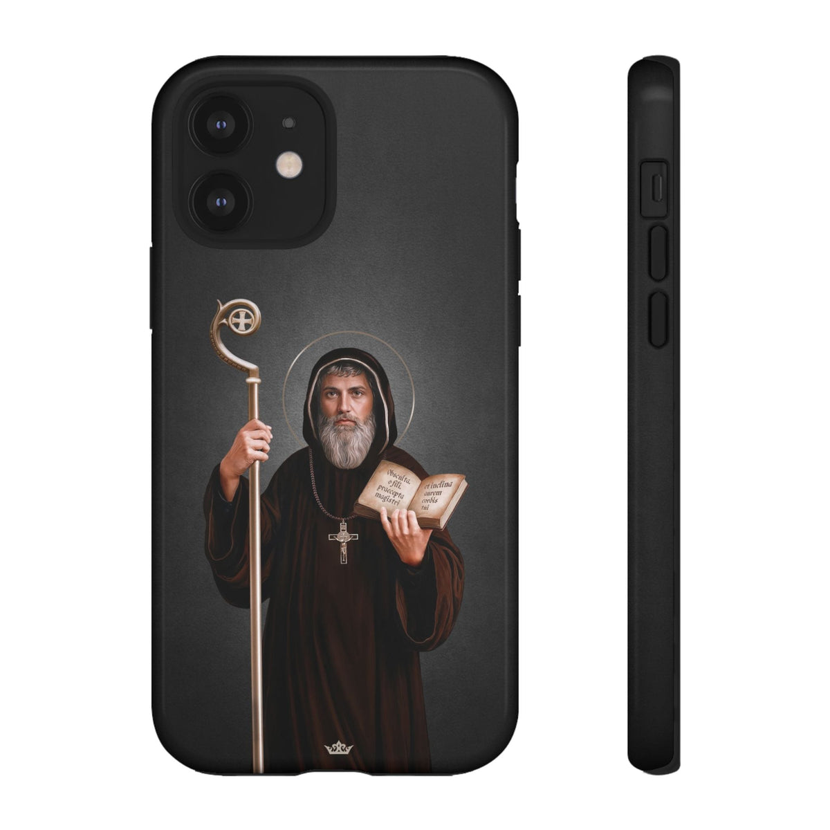 St. Benedict Hard Phone Case (Dark) Copyright VENXARA