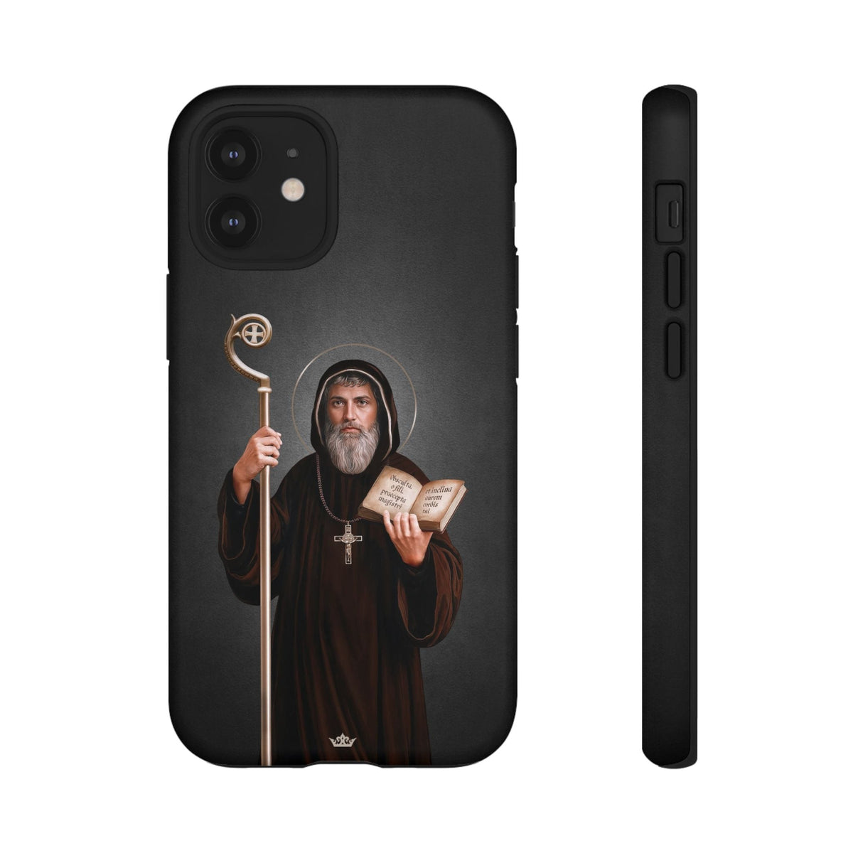 St. Benedict Hard Phone Case (Dark) Copyright VENXARA