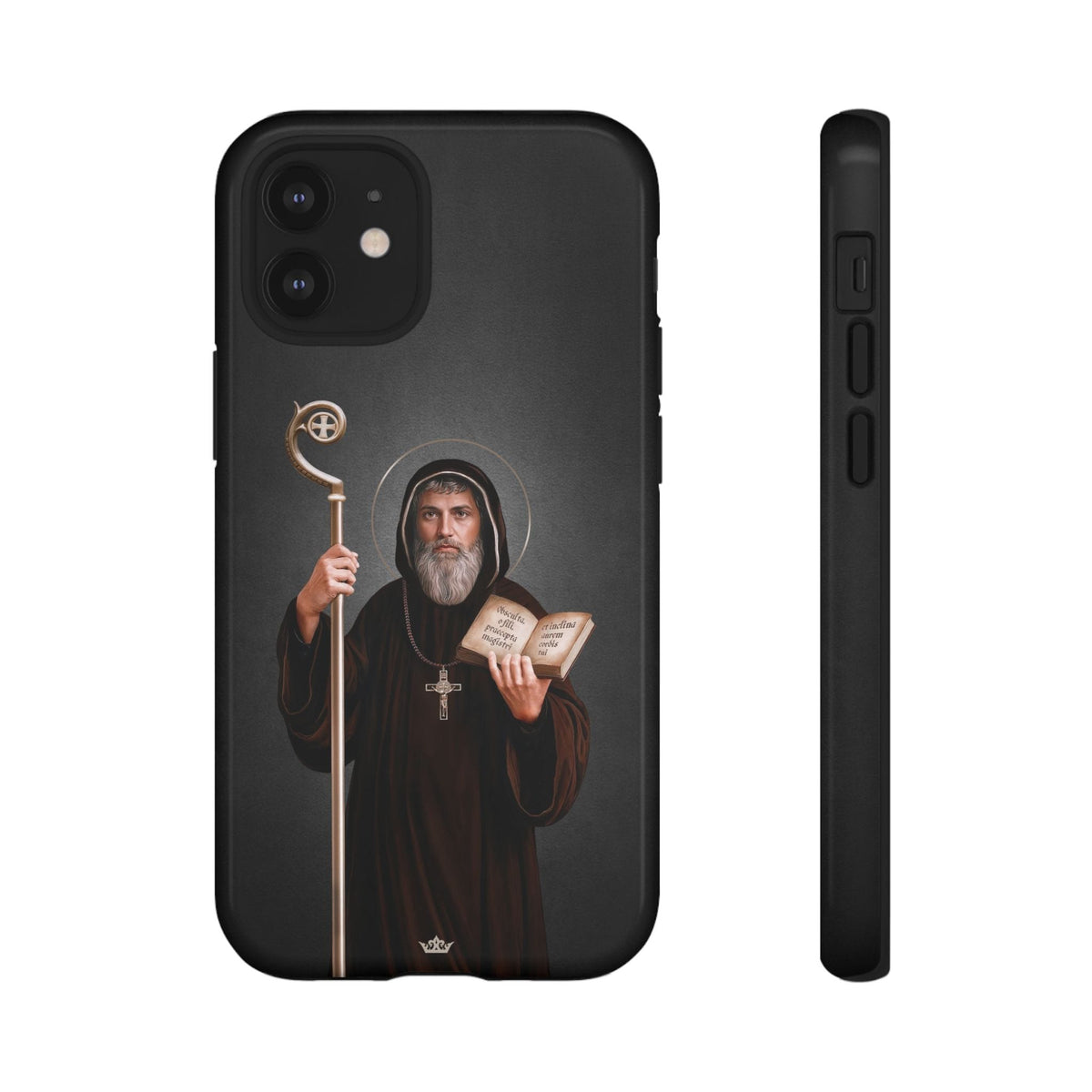 St. Benedict Hard Phone Case (Dark) Copyright VENXARA