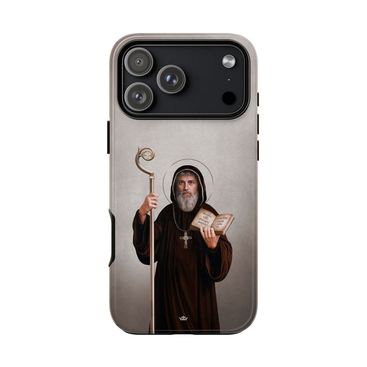 St. Benedict Hard Phone Case (Light) Copyright VENXARA