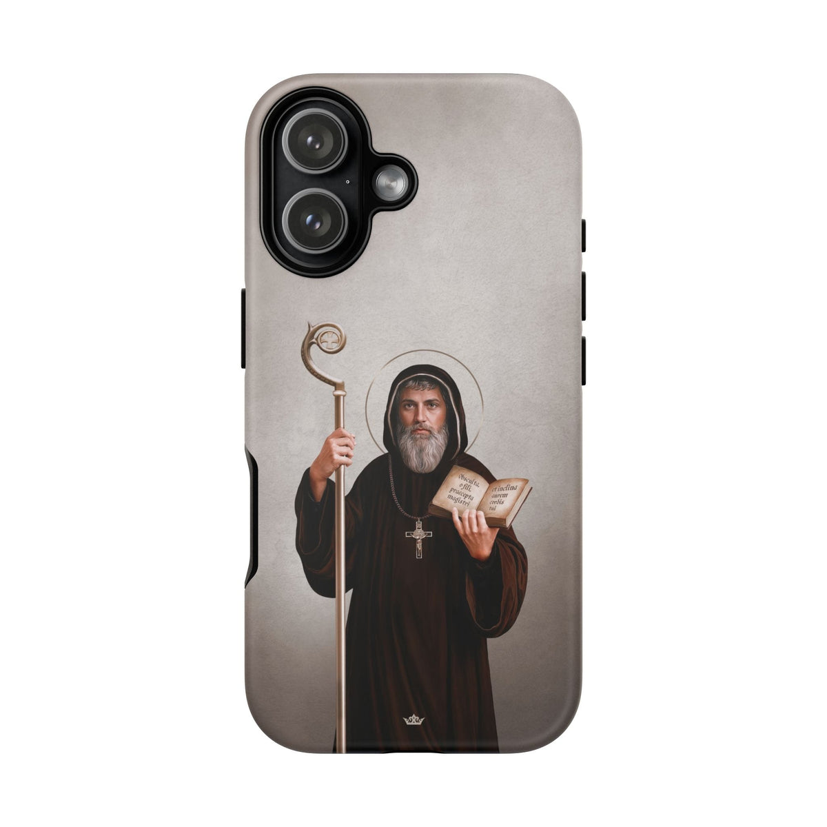 St. Benedict Hard Phone Case (Light) Copyright VENXARA
