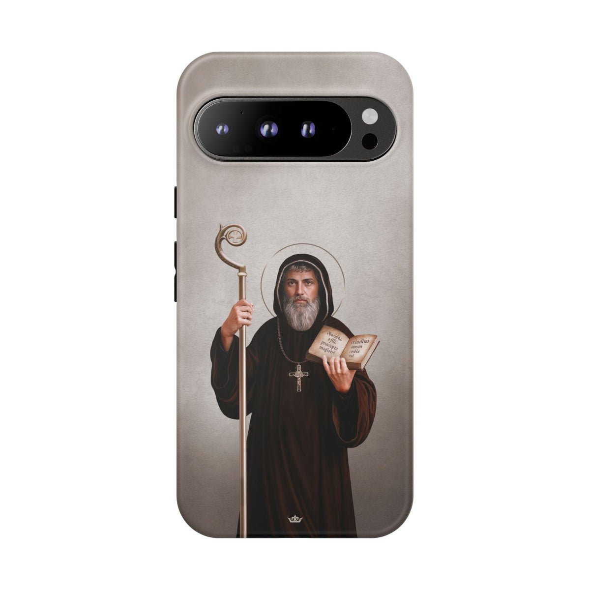 St. Benedict Hard Phone Case (Light) Copyright VENXARA