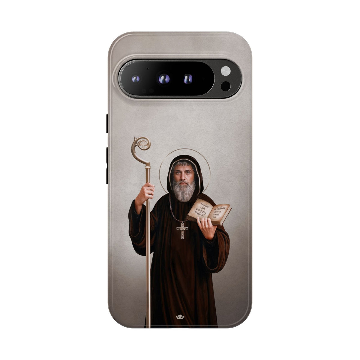 St. Benedict Hard Phone Case (Light) Copyright VENXARA