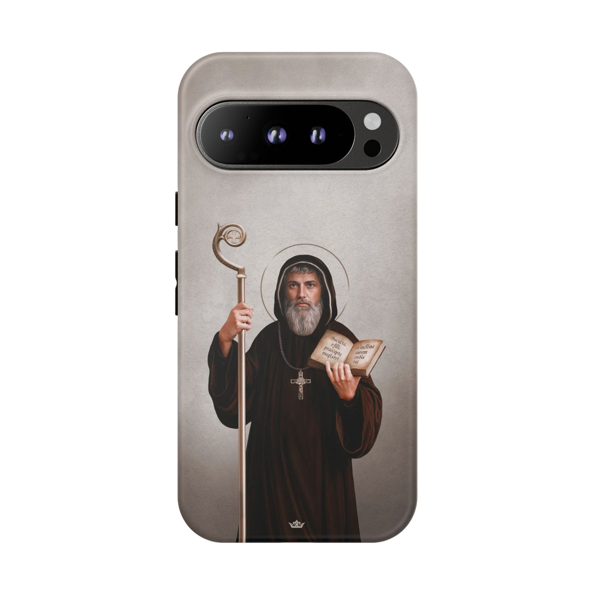 St. Benedict Hard Phone Case (Light) Copyright VENXARA