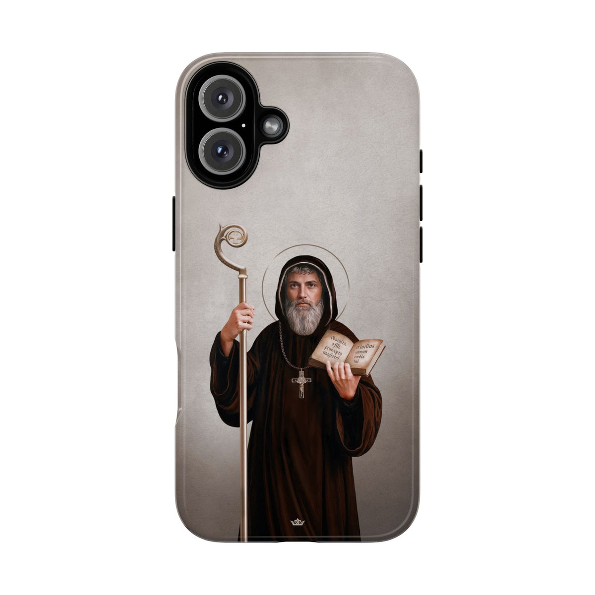 St. Benedict Hard Phone Case (Light) Copyright VENXARA