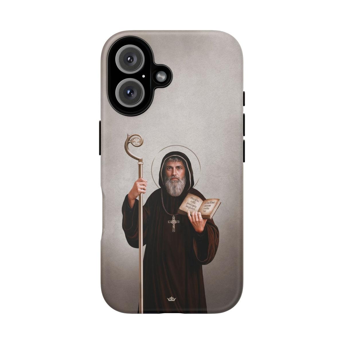 St. Benedict Hard Phone Case (Light) Copyright VENXARA