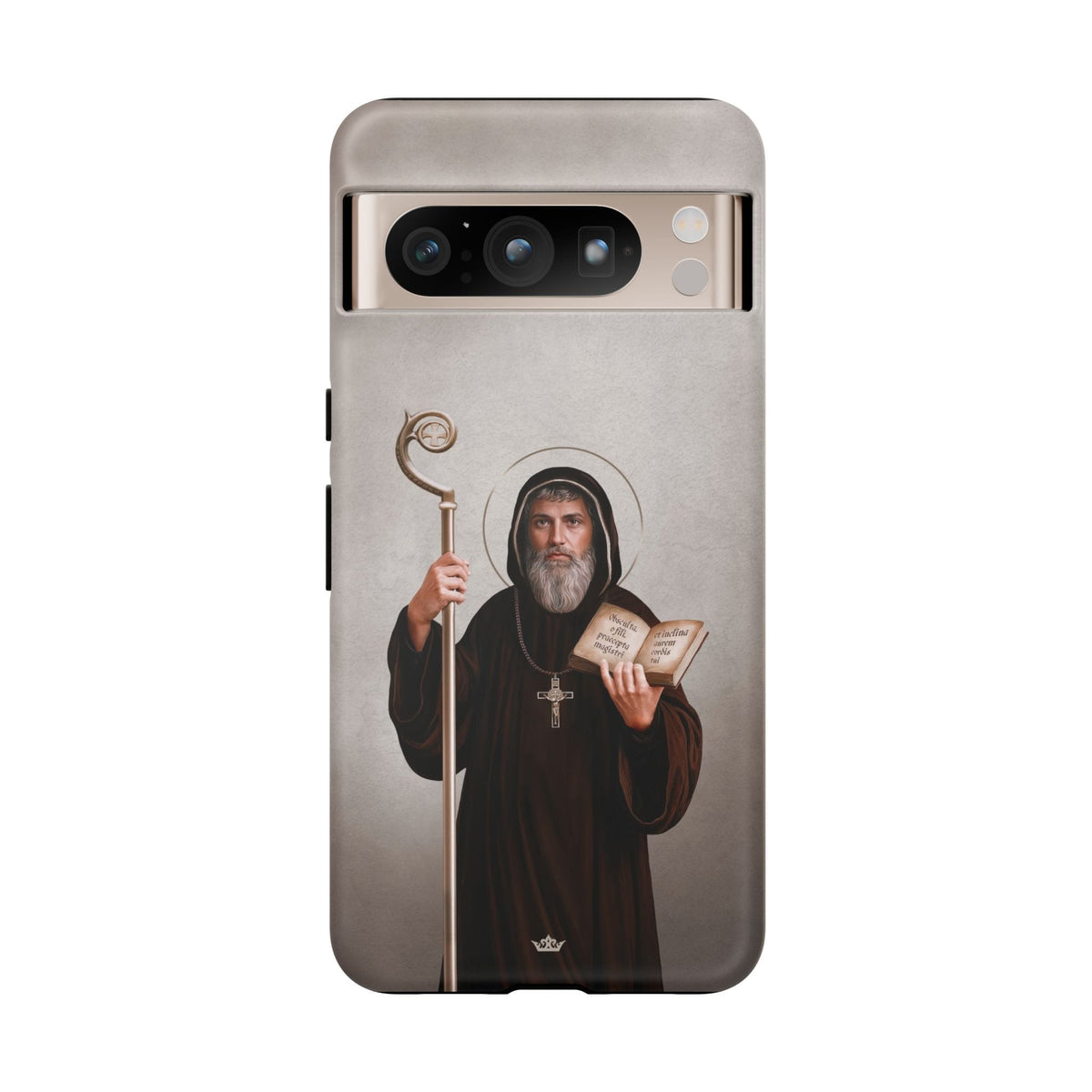 St. Benedict Hard Phone Case (Light) Copyright VENXARA