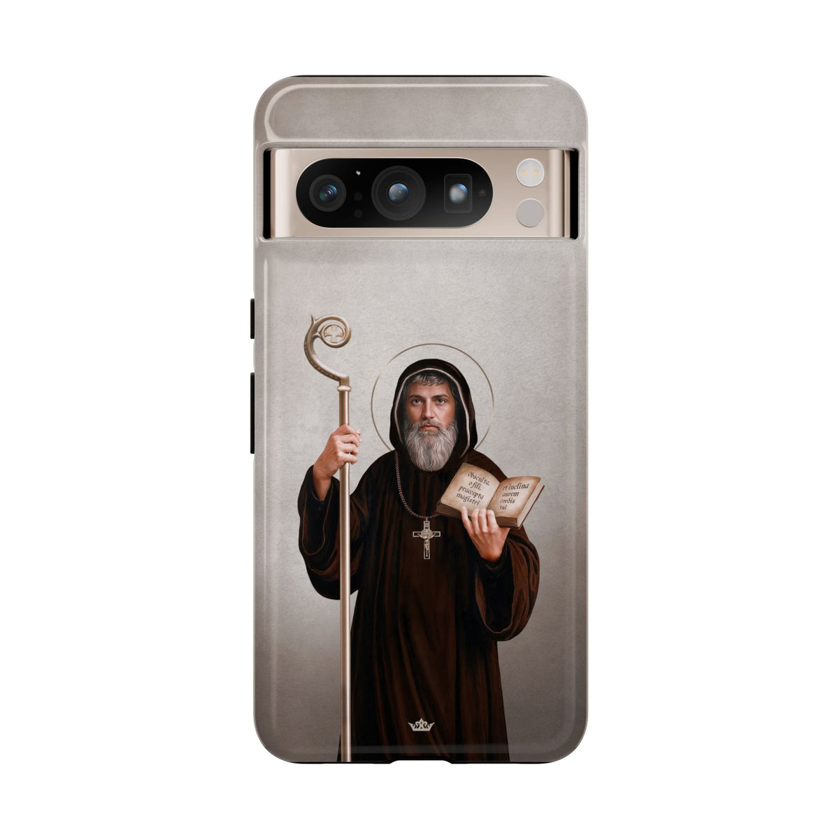 St. Benedict Hard Phone Case (Light) Copyright VENXARA